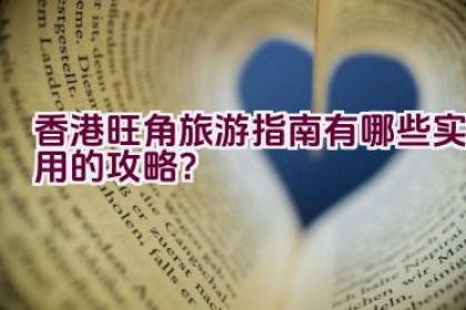 香港旺角旅游指南有哪些实用的攻略？