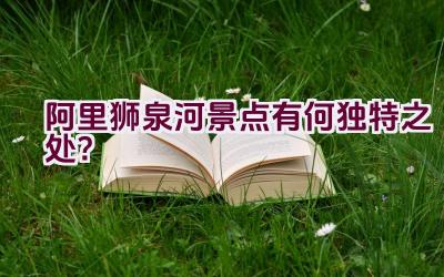 阿里狮泉河景点有何独特之处？